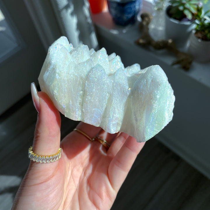 Large Angel Aura Quartz Cluster 