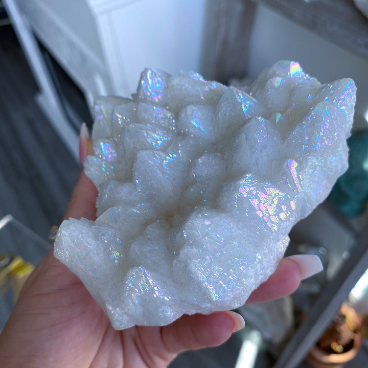 Large Angel Aura Quartz Cluster 