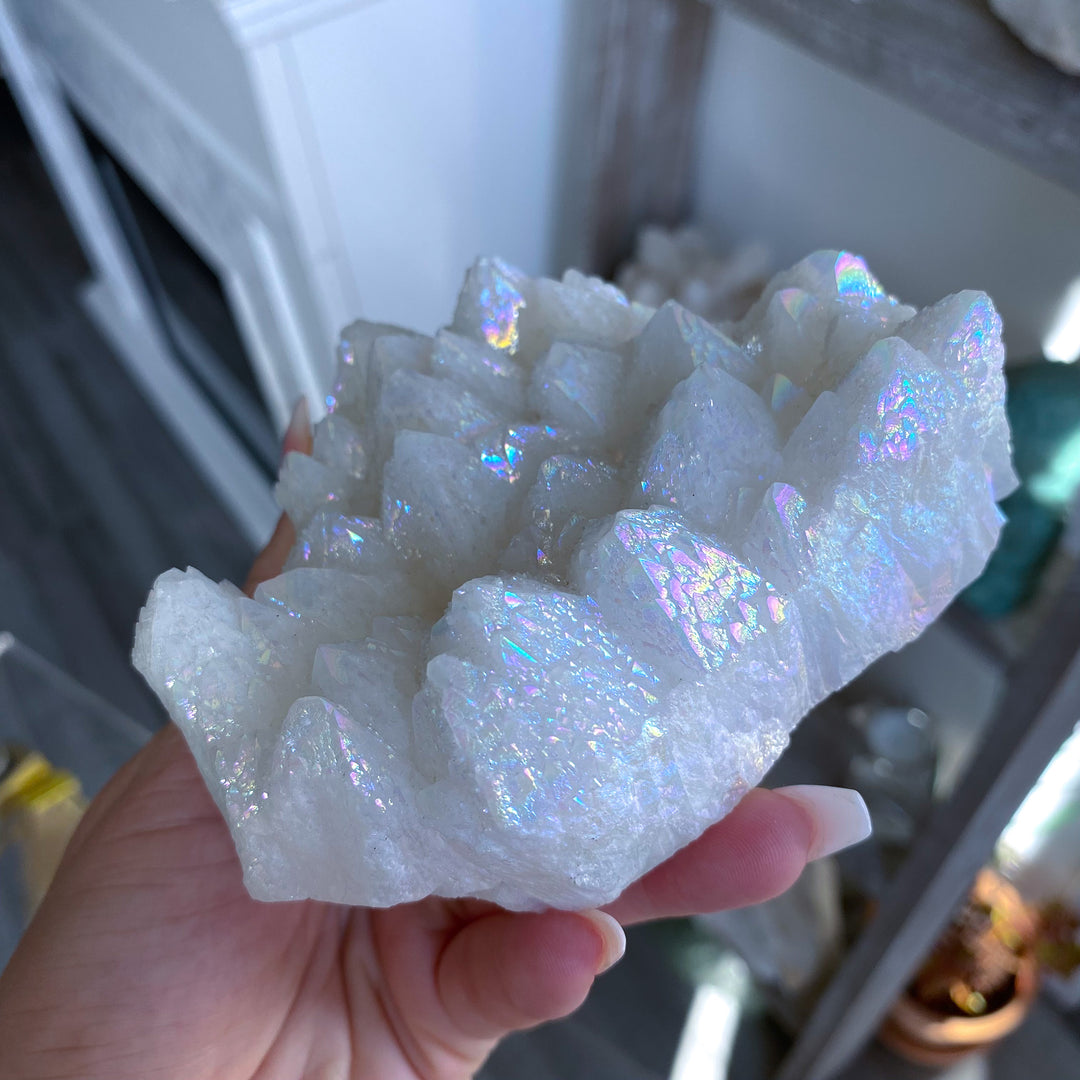 Large Angel Aura Quartz Cluster 