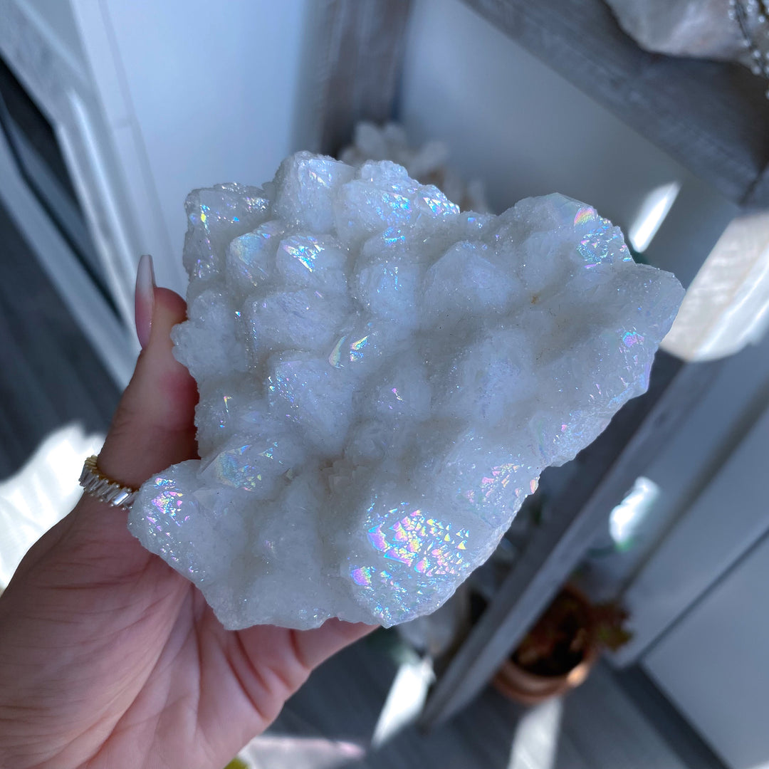 Large Angel Aura Quartz Cluster 