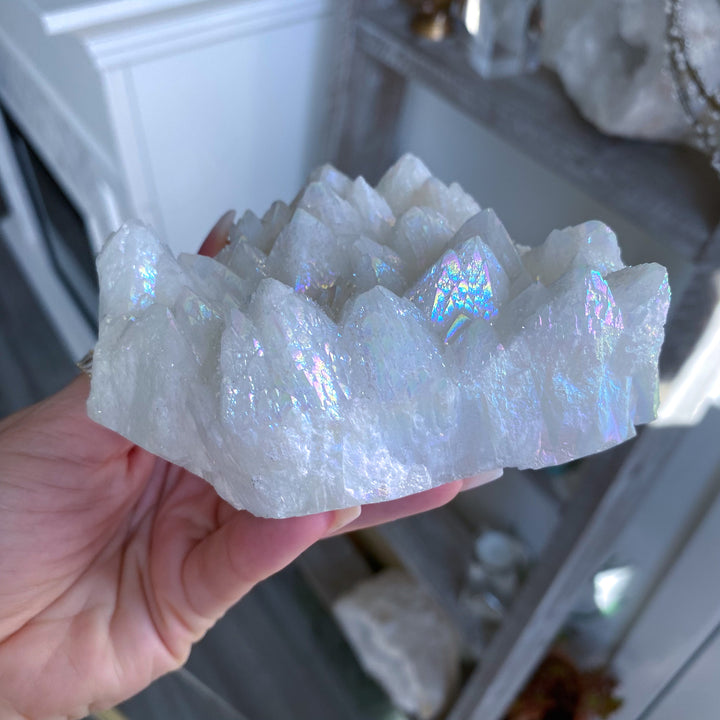 Large Angel Aura Quartz Cluster 