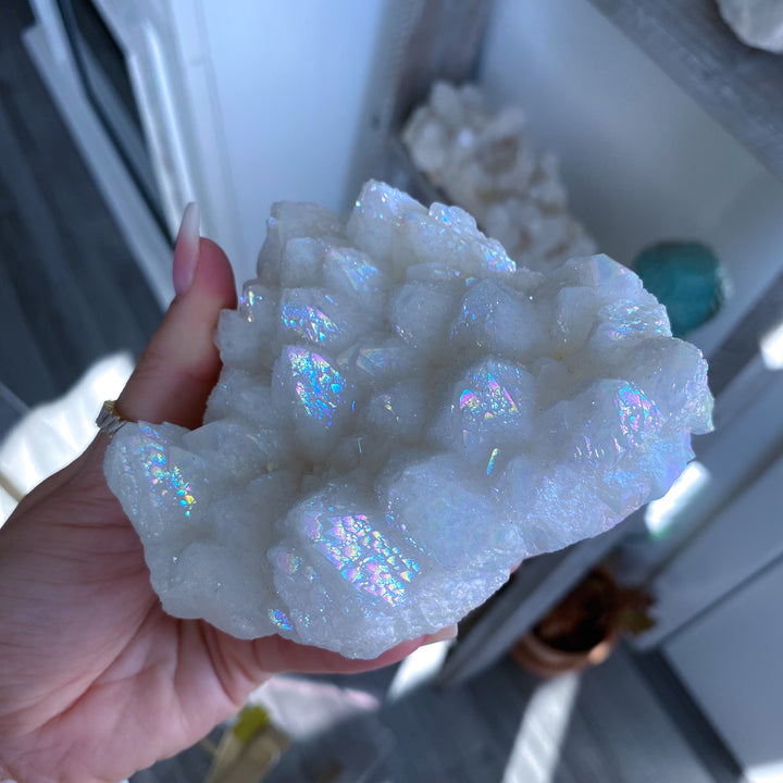 Large Angel Aura Quartz Cluster 