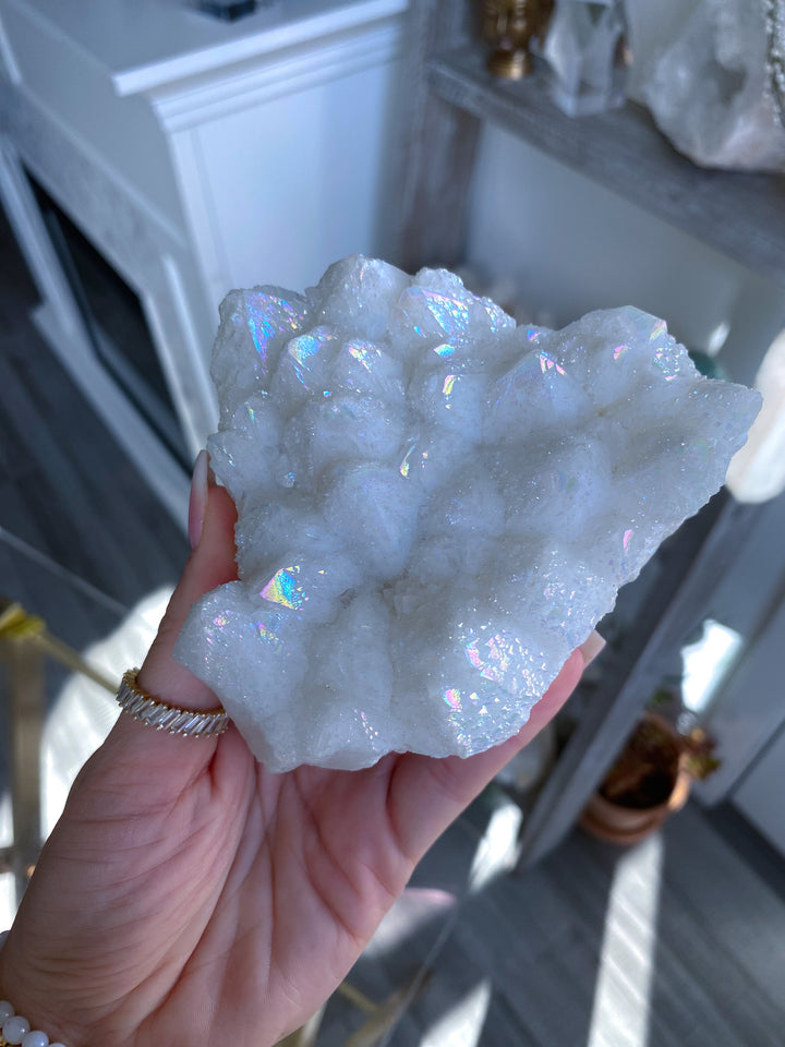Large Angel Aura Quartz Cluster 