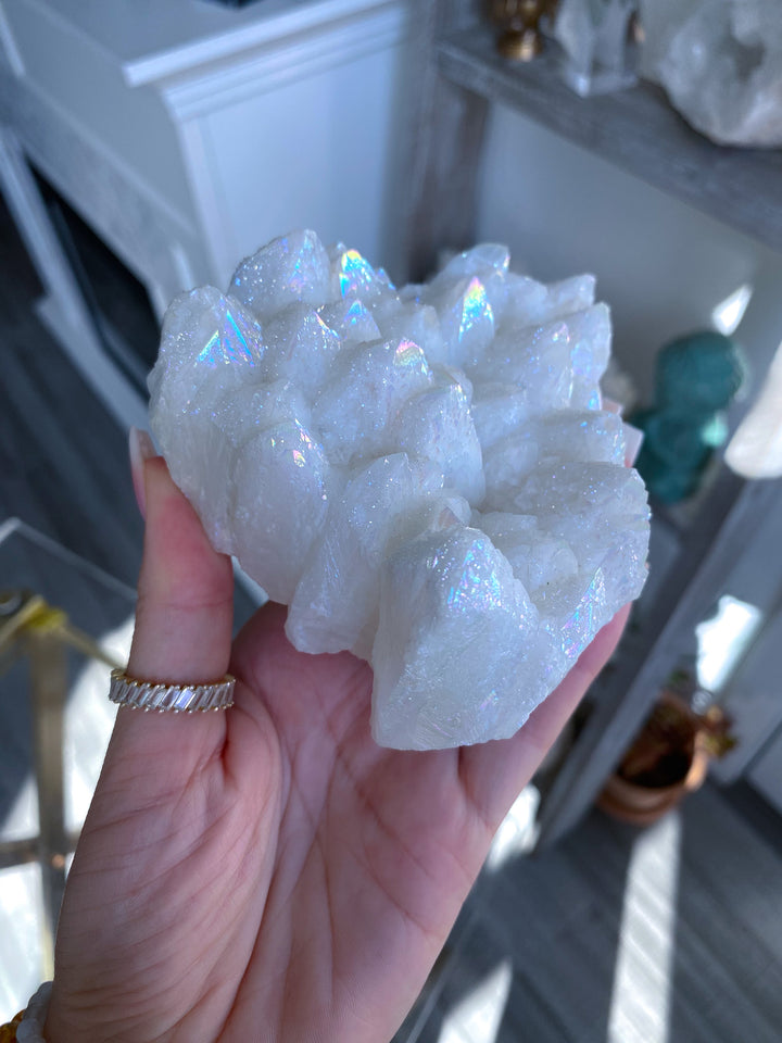 Large Angel Aura Quartz Cluster 