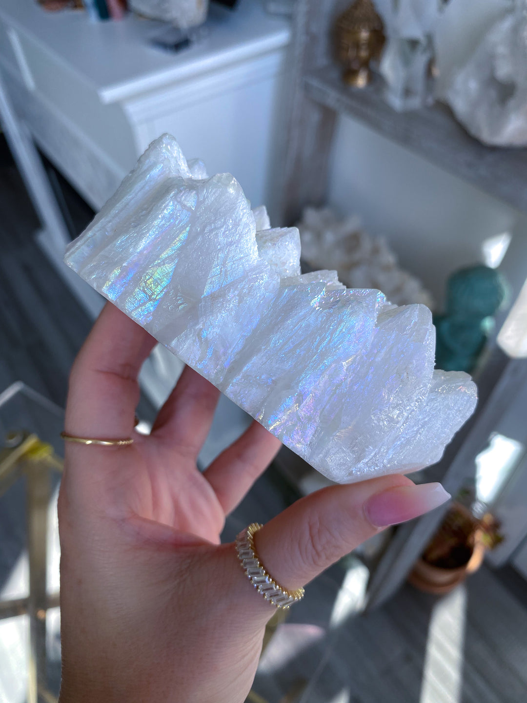 Large Angel Aura Quartz Cluster 