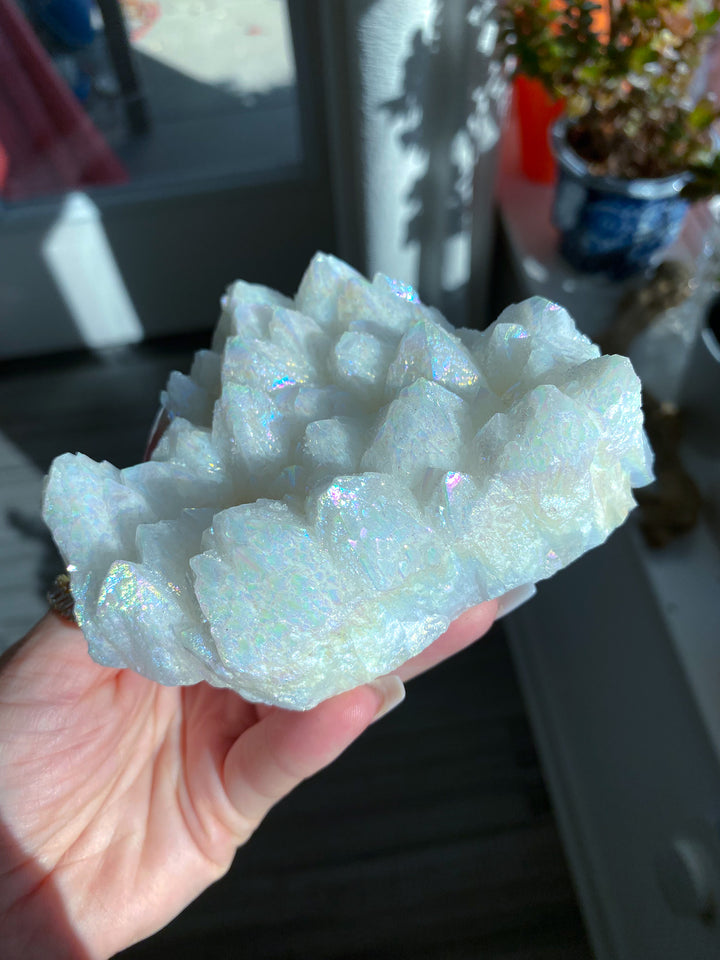 Large Angel Aura Quartz Cluster 