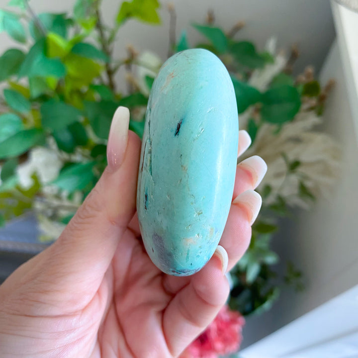 B Quality Turquoise Palm Stone 