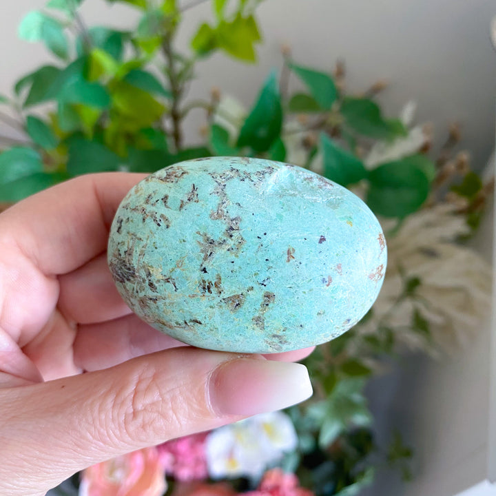 B Quality Turquoise Palm Stone 