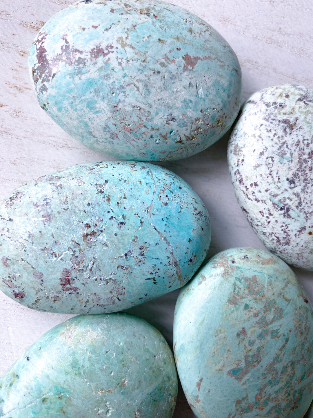 You Pick: Turquoise Palm Stone | Aligns all Chakras