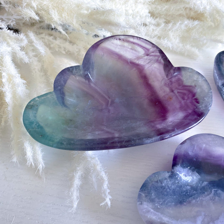 Rainbow Fluorite Cloud Dish, Bowl