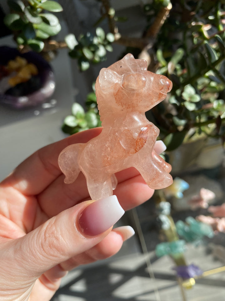 Bubble Horse Carving 2"