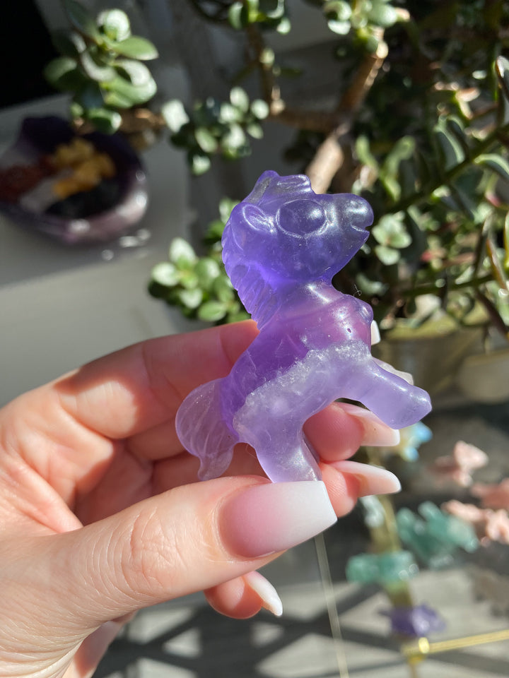 Bubble Horse Carving 2"