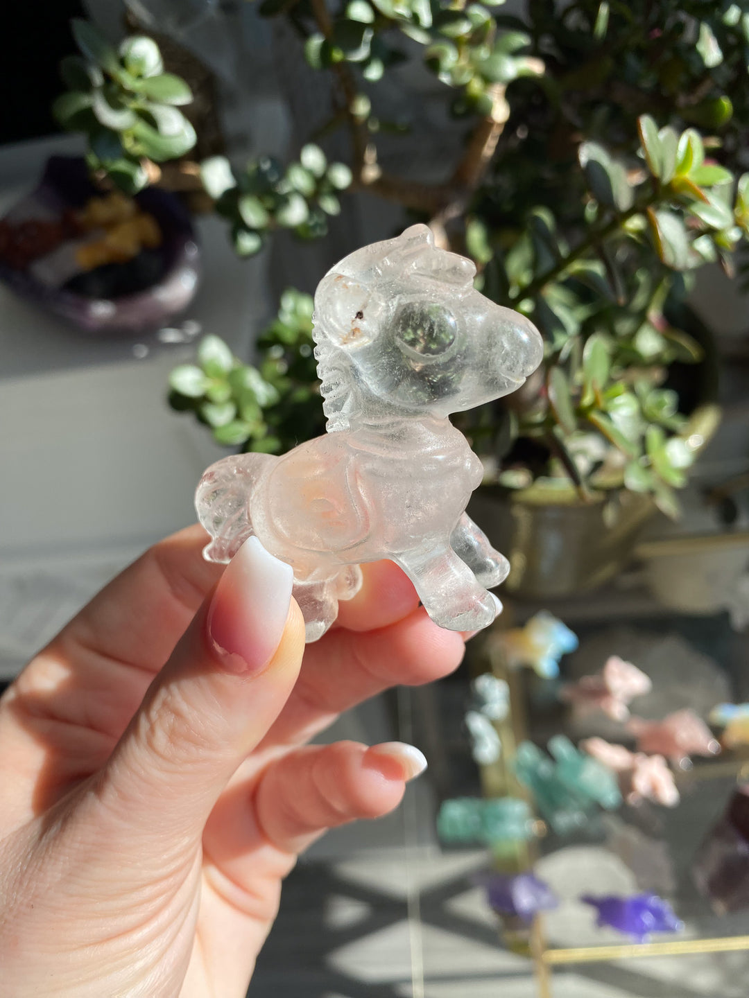Bubble Horse Carving 2"