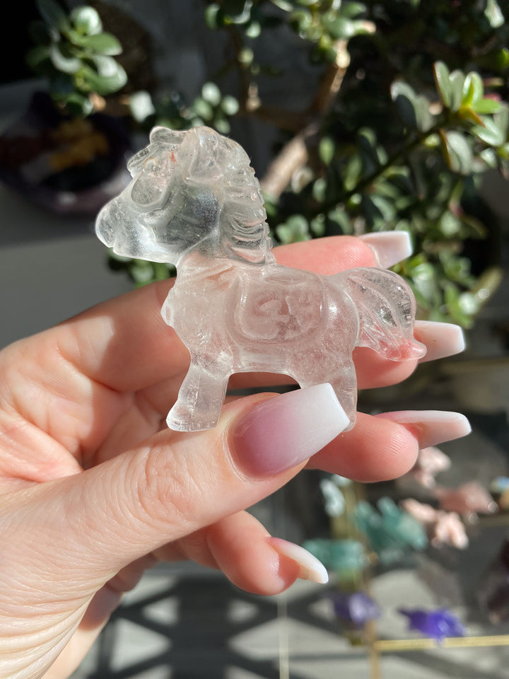 Bubble Horse Carving 2"