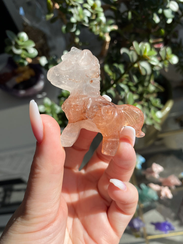 Bubble Horse Carving 2"