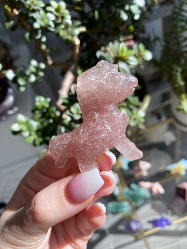 Bubble Horse Carving 2"