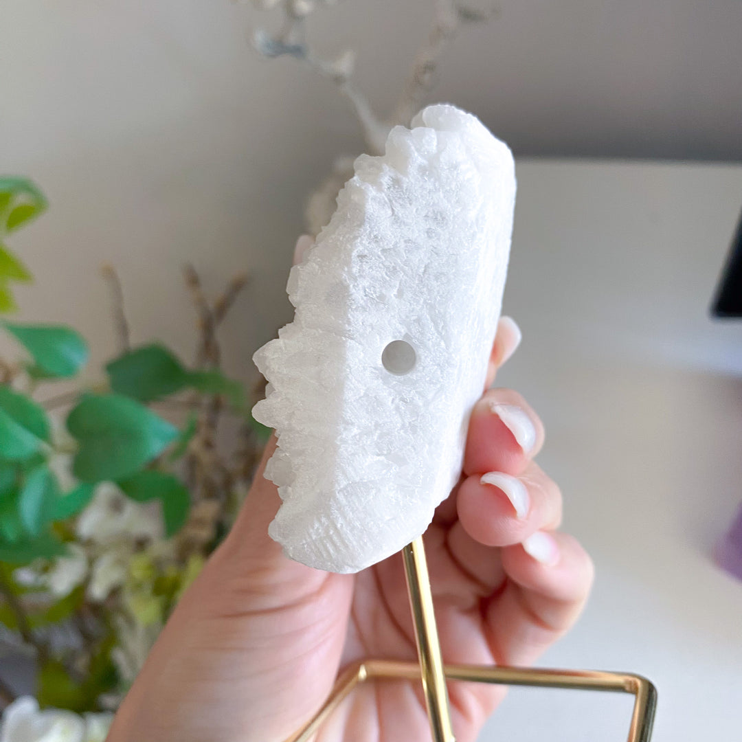 Angel Aura Quartz Cluster on Stand