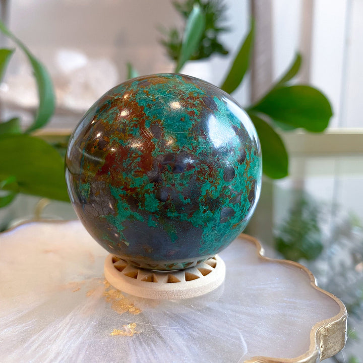 Chrysocolla Sphere - Get Exact Item