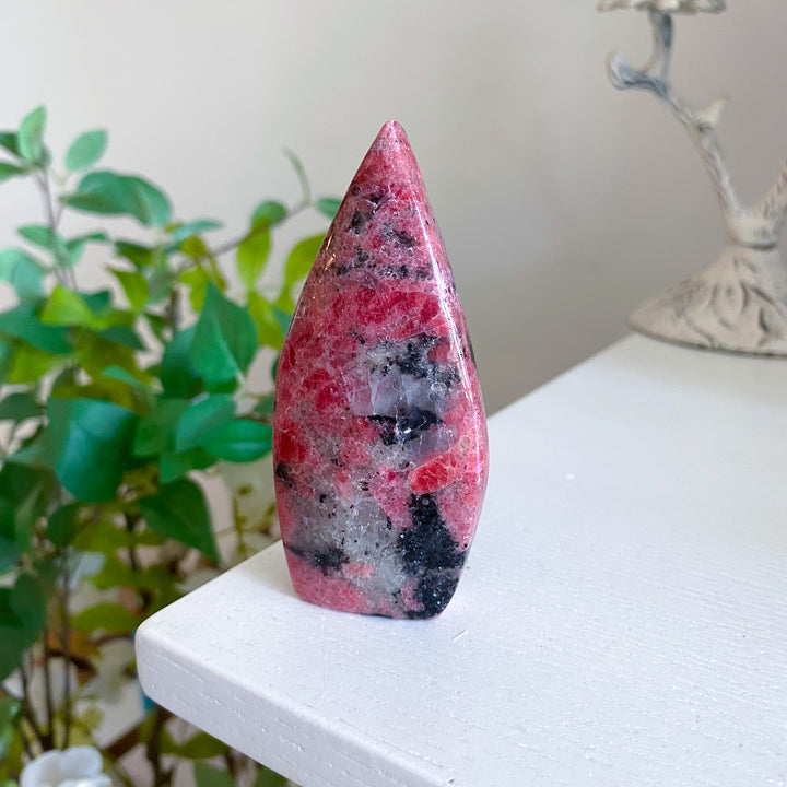 Unique Rhodonite Flame 