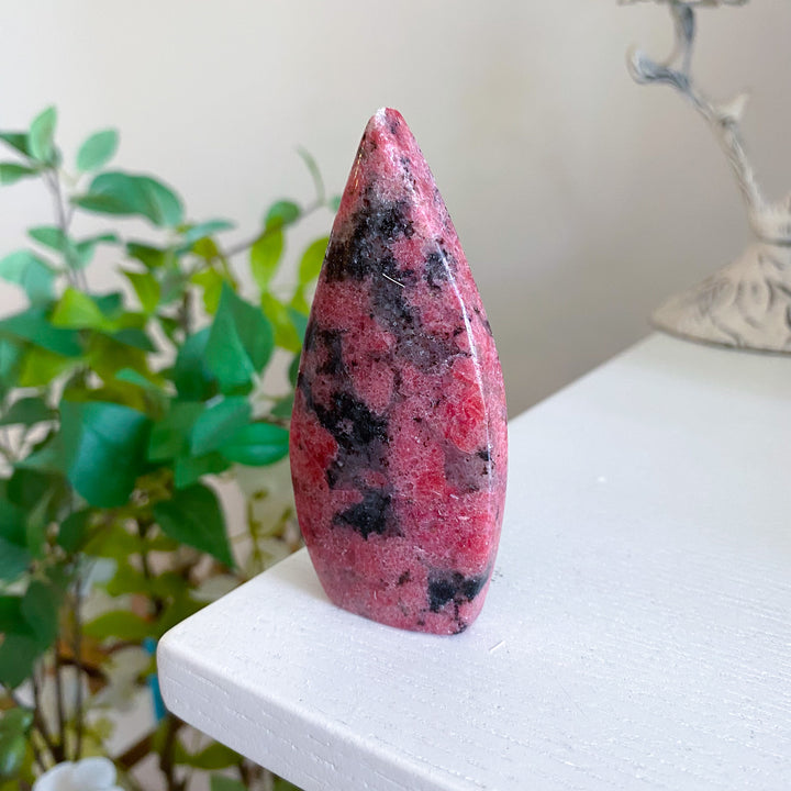 Unique Rhodonite Flame 