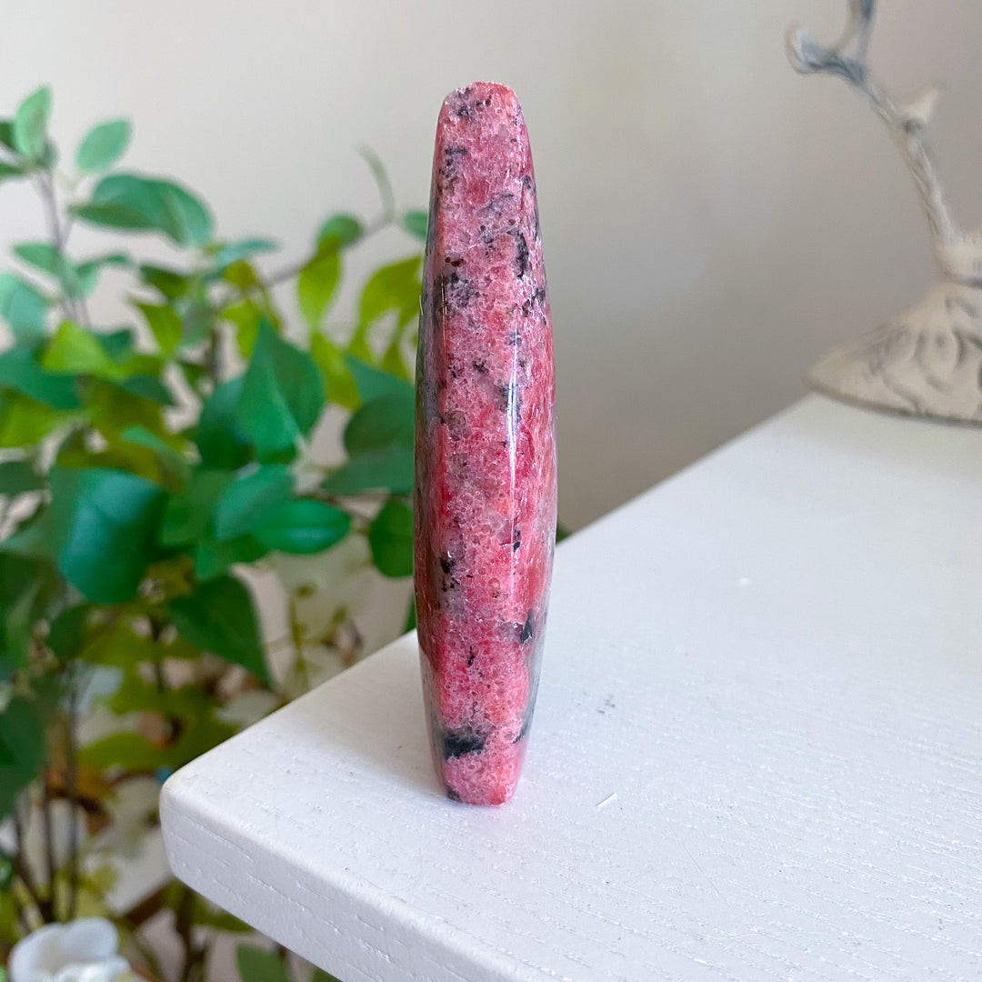 Unique Rhodonite Flame 