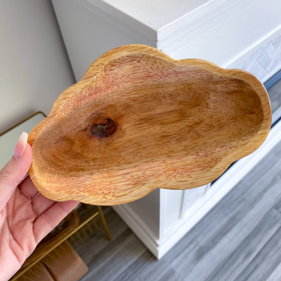 Handmade Cloud Wood Bowl