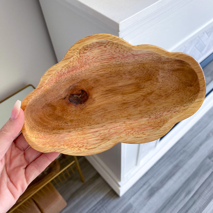 Handmade Cloud Wood Bowl
