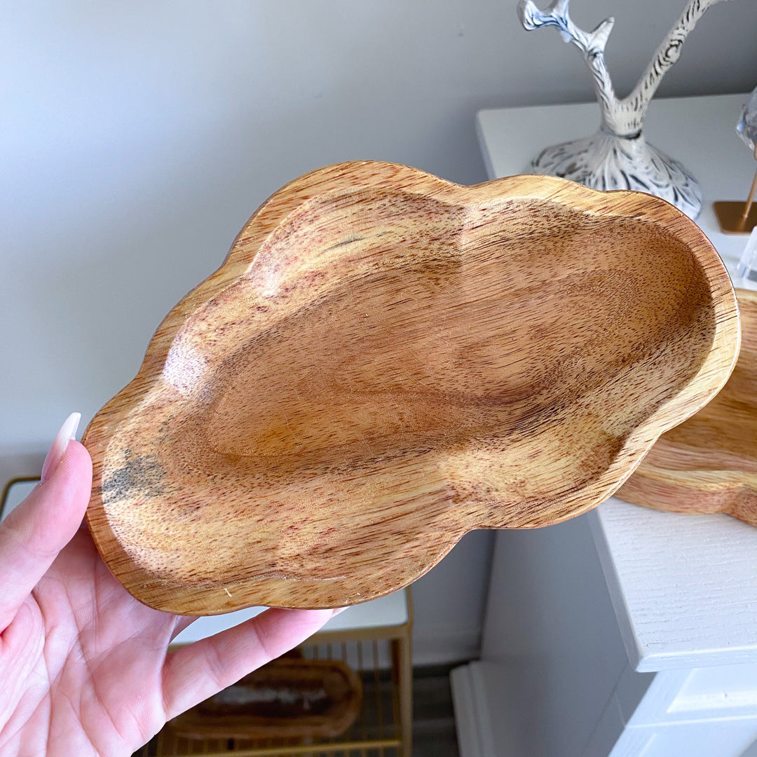 Handmade Cloud Wood Bowl