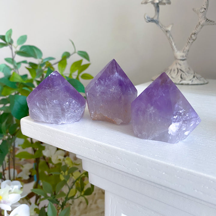 Small Amethyst Top Polish Point