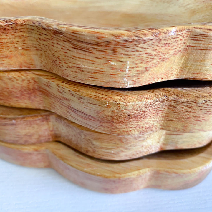 Handmade Cloud Wood Bowl