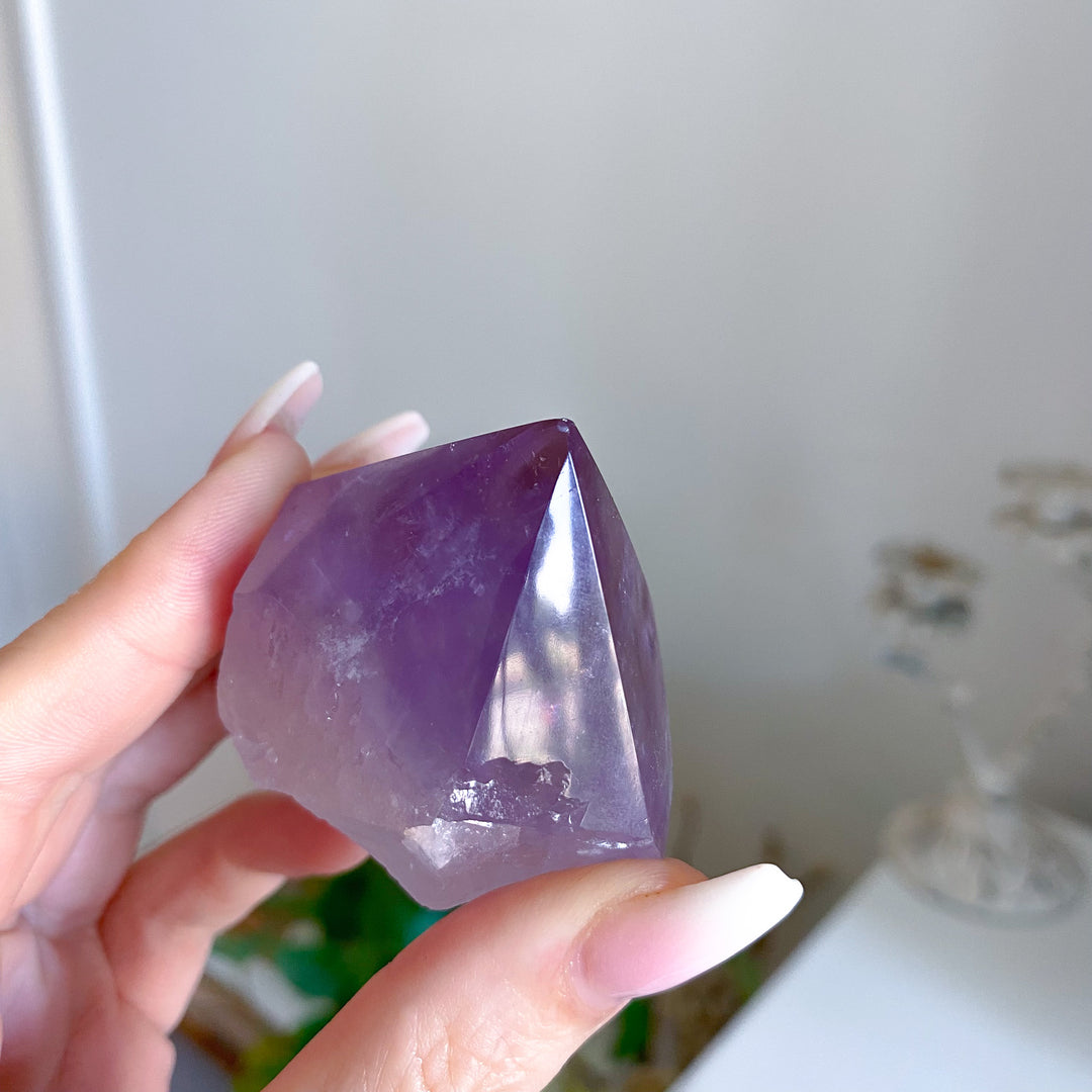 Small Amethyst Top Polish Point