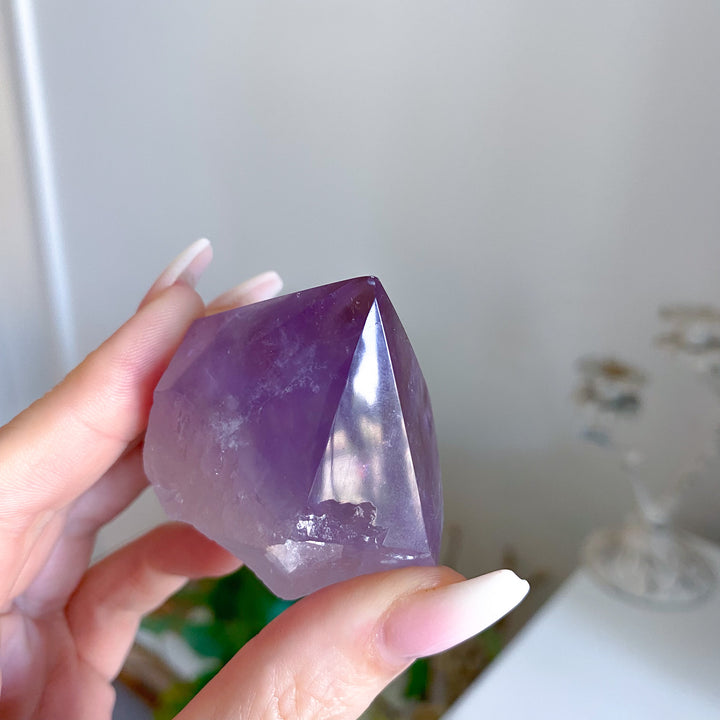 Small Amethyst Top Polish Point