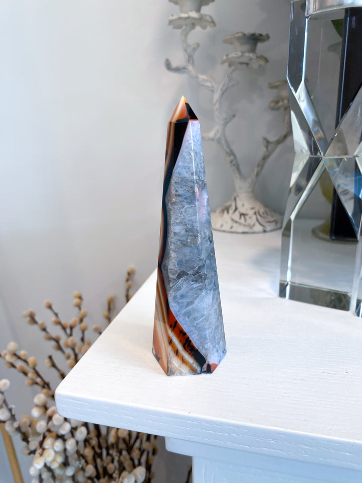 Large Sardonyx Tower 5"