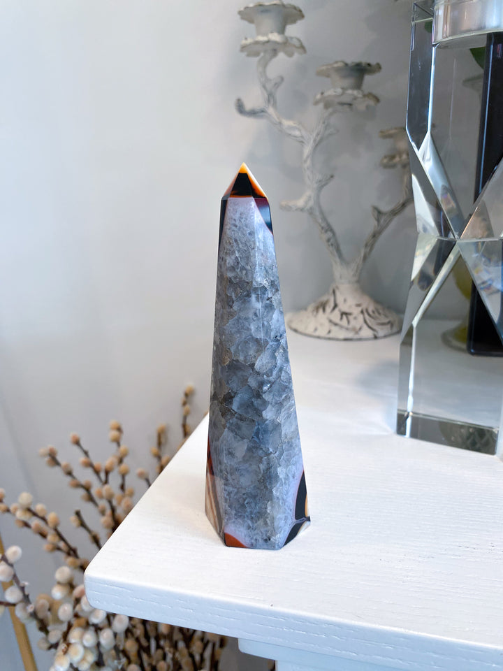 Large Sardonyx Tower 5"