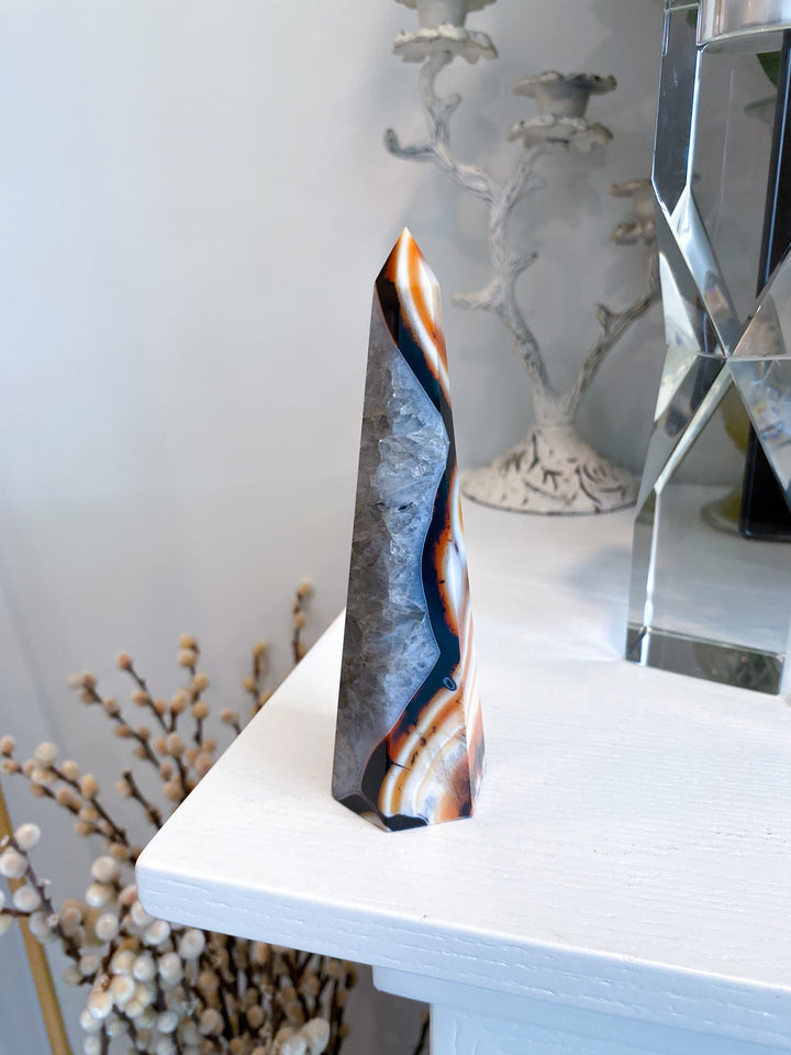 Large Sardonyx Tower 5"