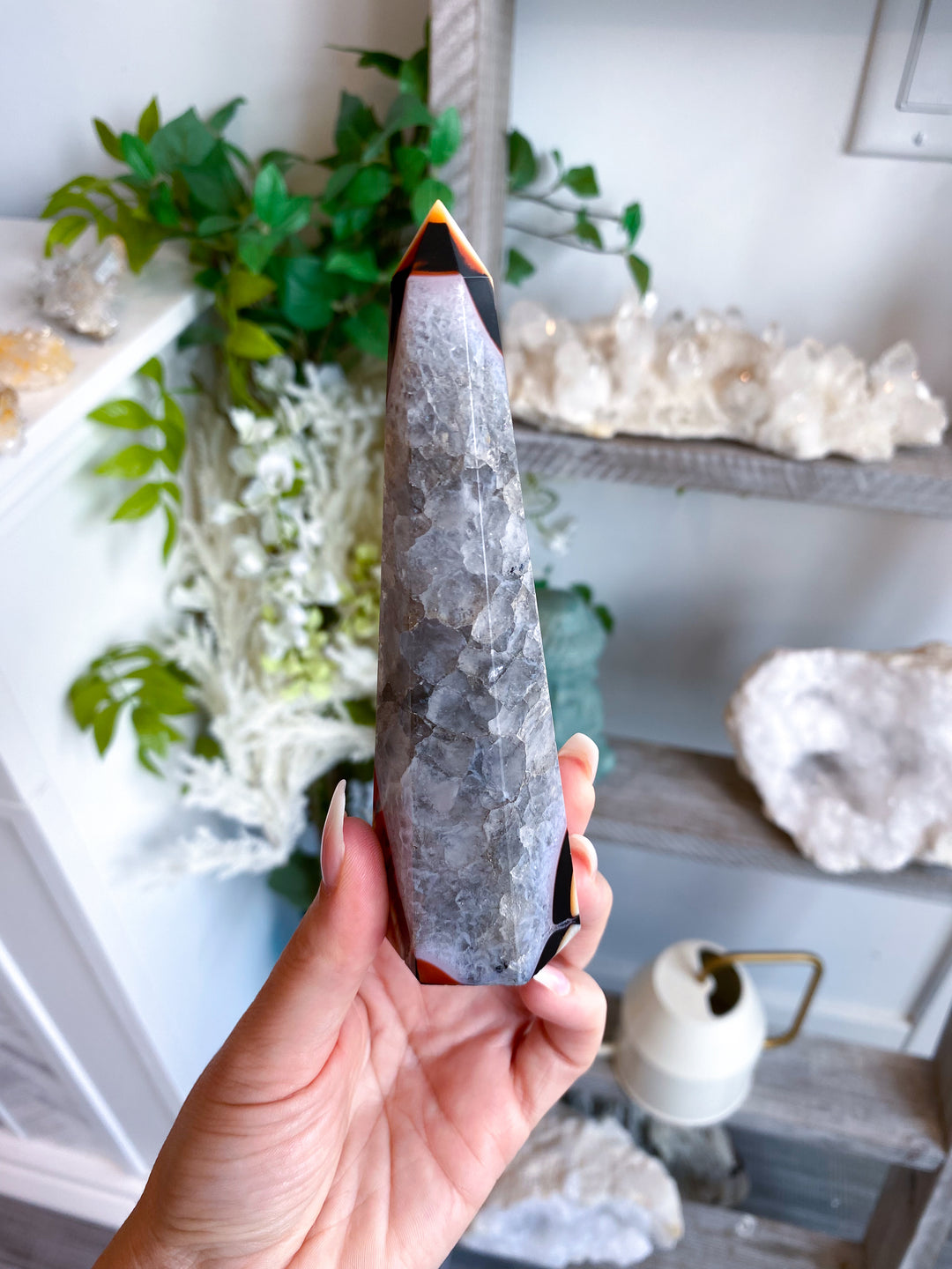 Large Sardonyx Tower 5"