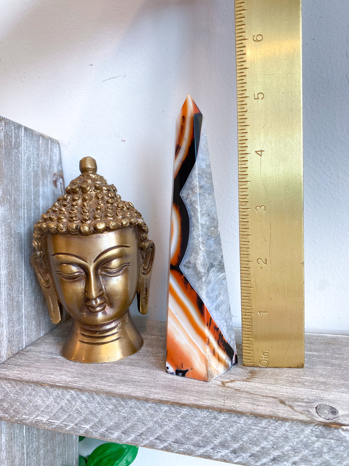 Large Sardonyx Tower 5"