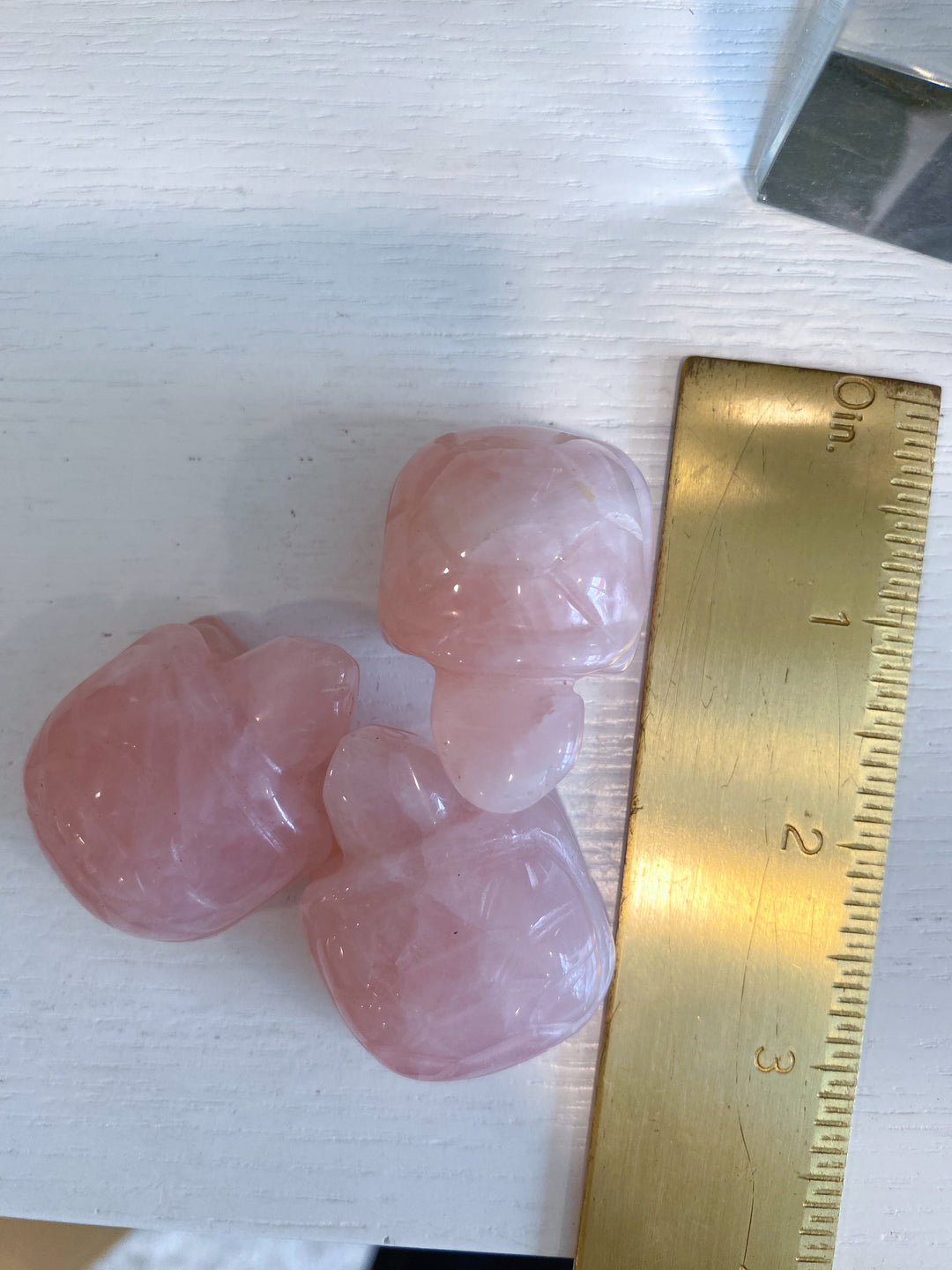 Rose Quartz Turtle Carving