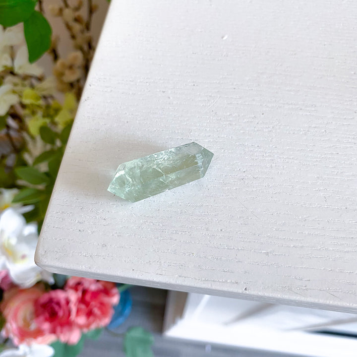 X Small Prasiolite Double Terminated Wand 