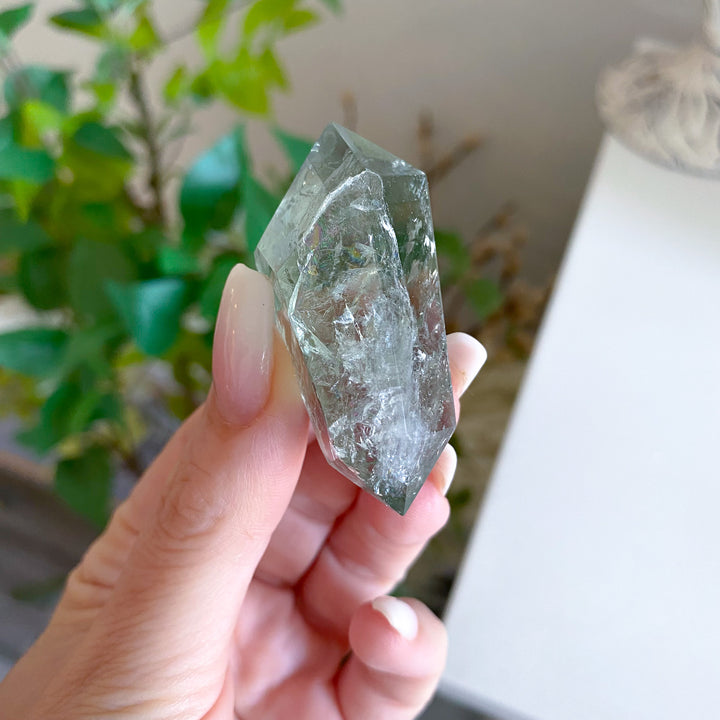 Small Prasiolite Double Terminated Wand 