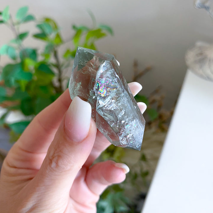 Small Prasiolite Double Terminated Wand 