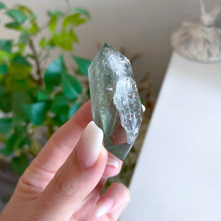 Small Prasiolite Double Terminated Wand 