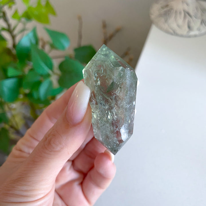 Small Prasiolite Double Terminated Wand 
