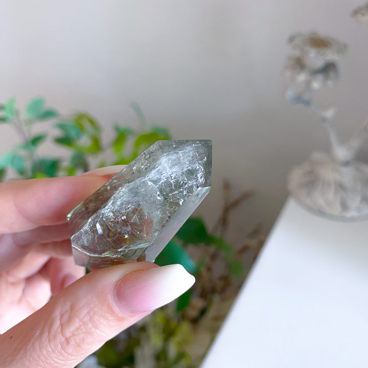 Small Prasiolite Double Terminated Wand 