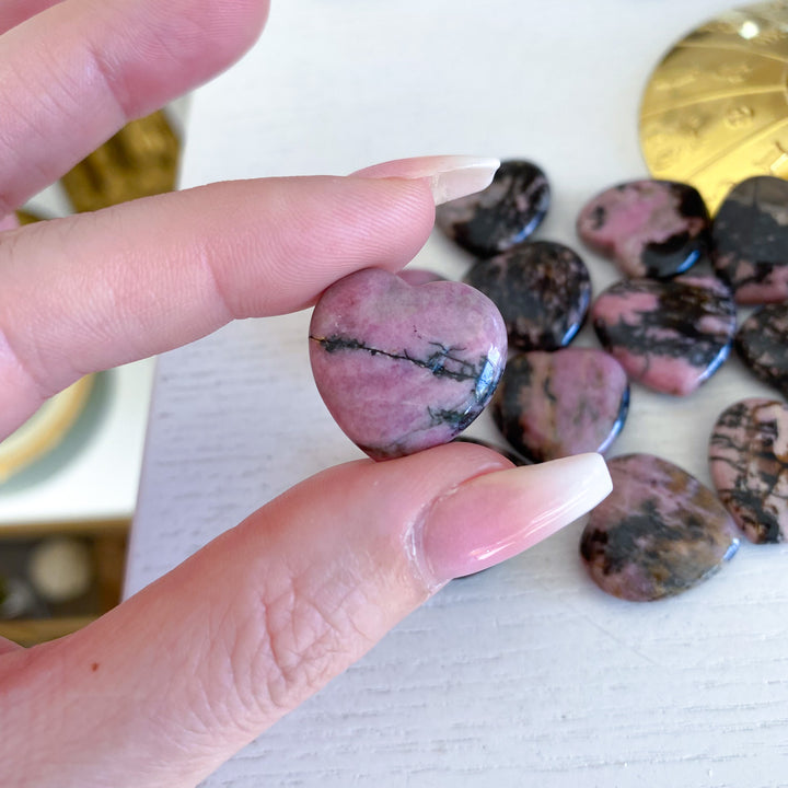 Rhodonite Mini Heart