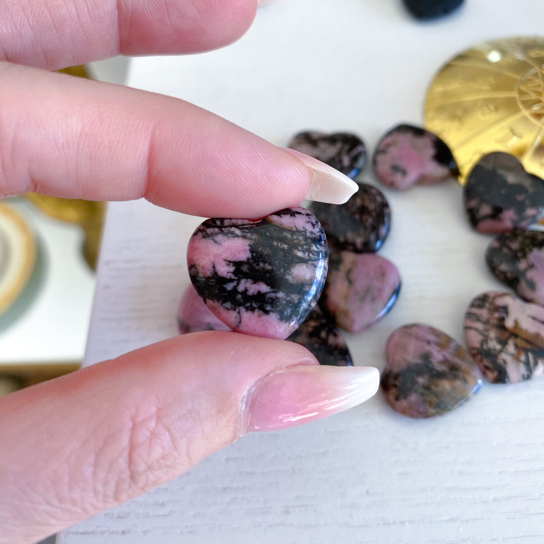Rhodonite Mini Heart