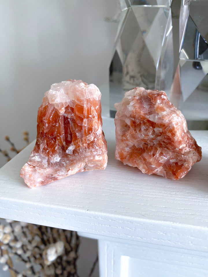 Raw Red Calcite Chunk