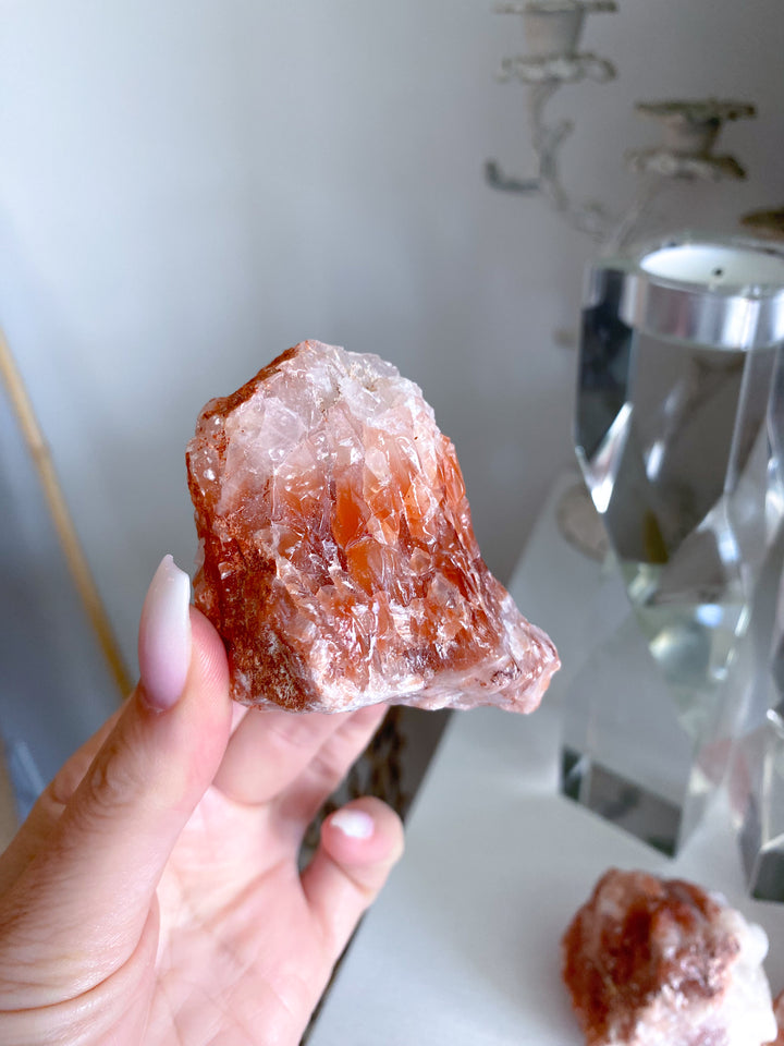 Raw Red Calcite Chunk