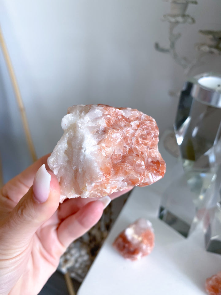 Raw Red Calcite Chunk