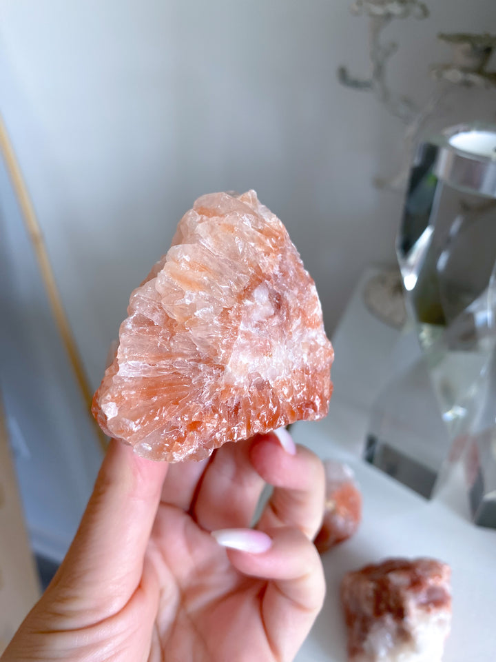 Raw Red Calcite Chunk